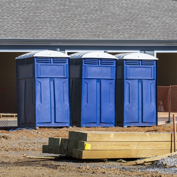 are there any restrictions on where i can place the portable restrooms during my rental period in East Hemet